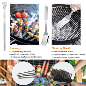 MUYFIO 11-piece BBQ knife for clean cuts