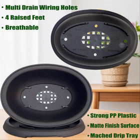 MUZHI 2 inch mesh pads protect soil and reduce leaks