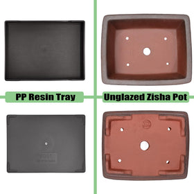 MUZHI planter with drainage holes promotes even watering and root health.