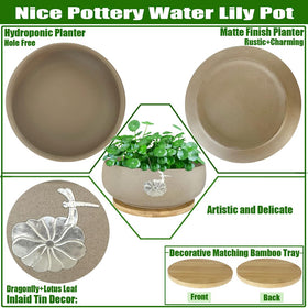 Side view of MUZHI bowl showing 7.3 inch diameter