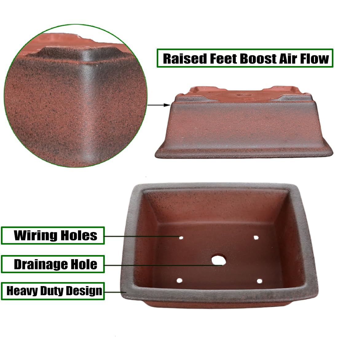 MUZHI Zisha clay closeup illustrates breathable unglazed surface for better airflow.