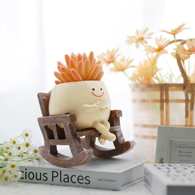 MUZZIOU decorative flower pot enhances home or garden décor.