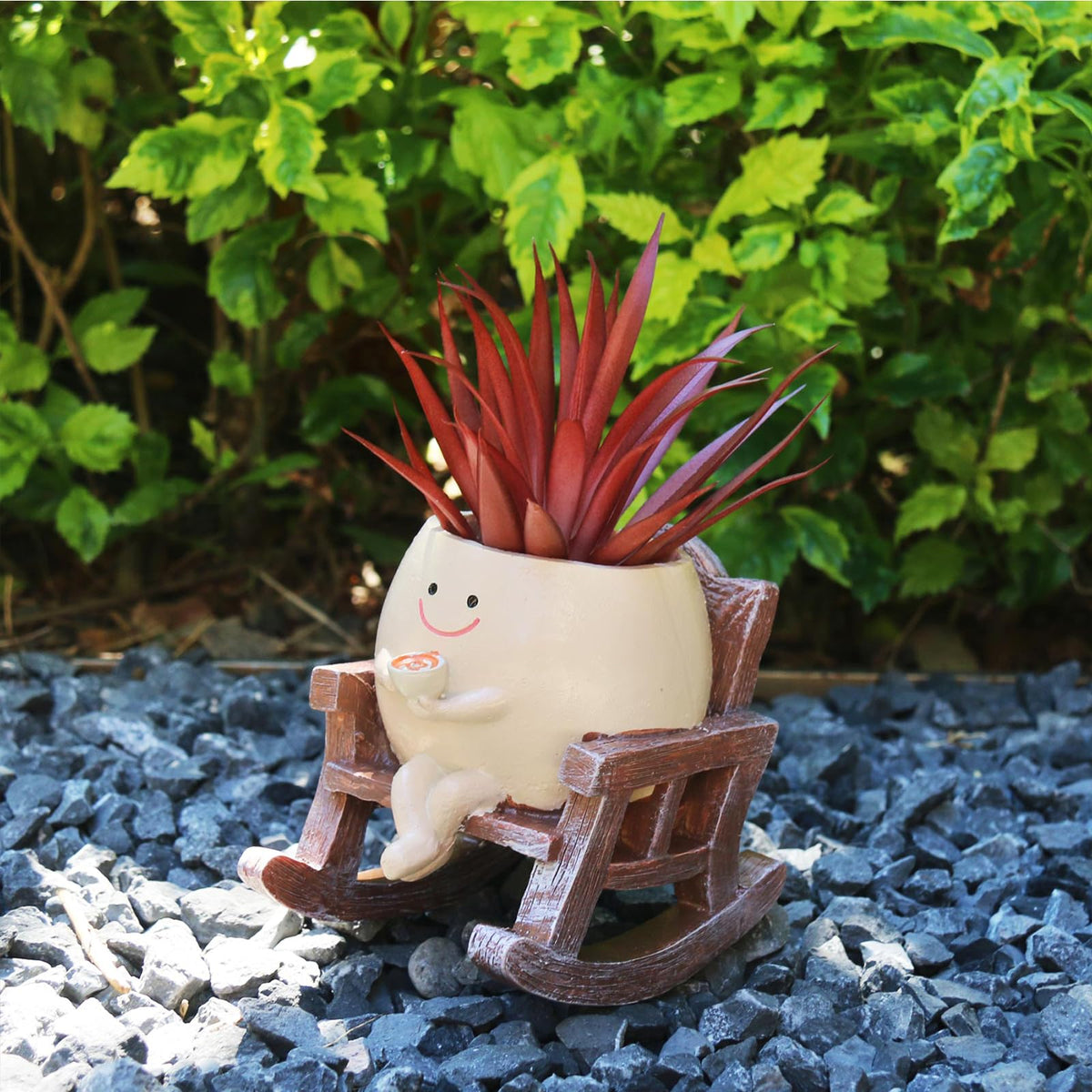 MUZZIOU small succulent pot perfect for desktop decor.