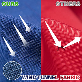 MVPRING flag fly end reinforced stitching to prevent tearing