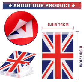 MVPRING British flag banner decor for classrooms or offices
