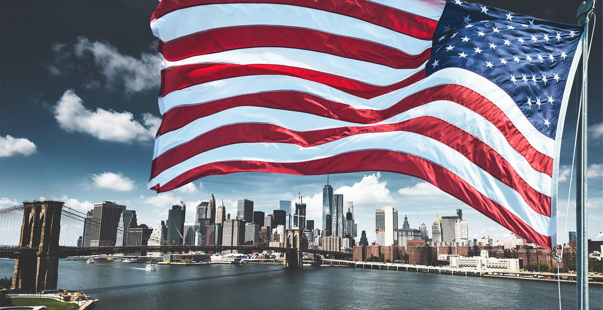 MVPRING oversized flag moves with breeze for impact