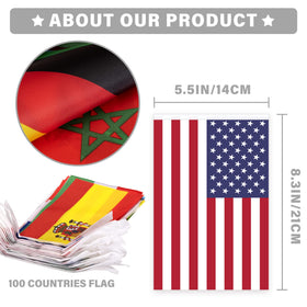 MVPRING world flags banner fully displayed for festive event backdrops.