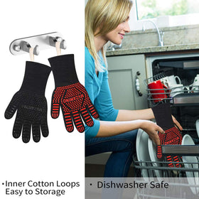 MVZAWINO BBQ gloves are machine washable for easy cleaning