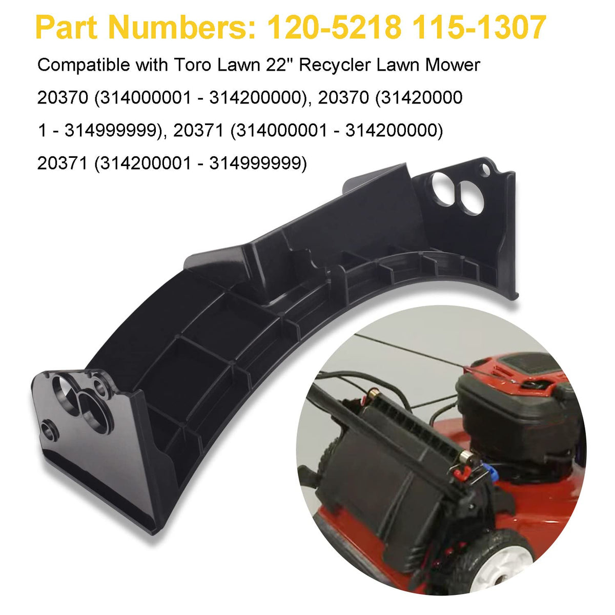 Alternative part 115-1307 reference for fit confirmation