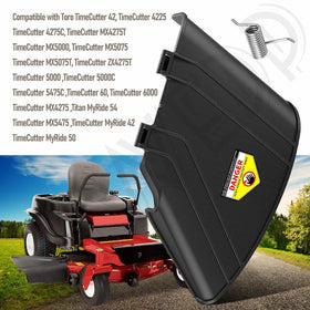 MWEDP deflector chute design supports debris management during active mowing.
