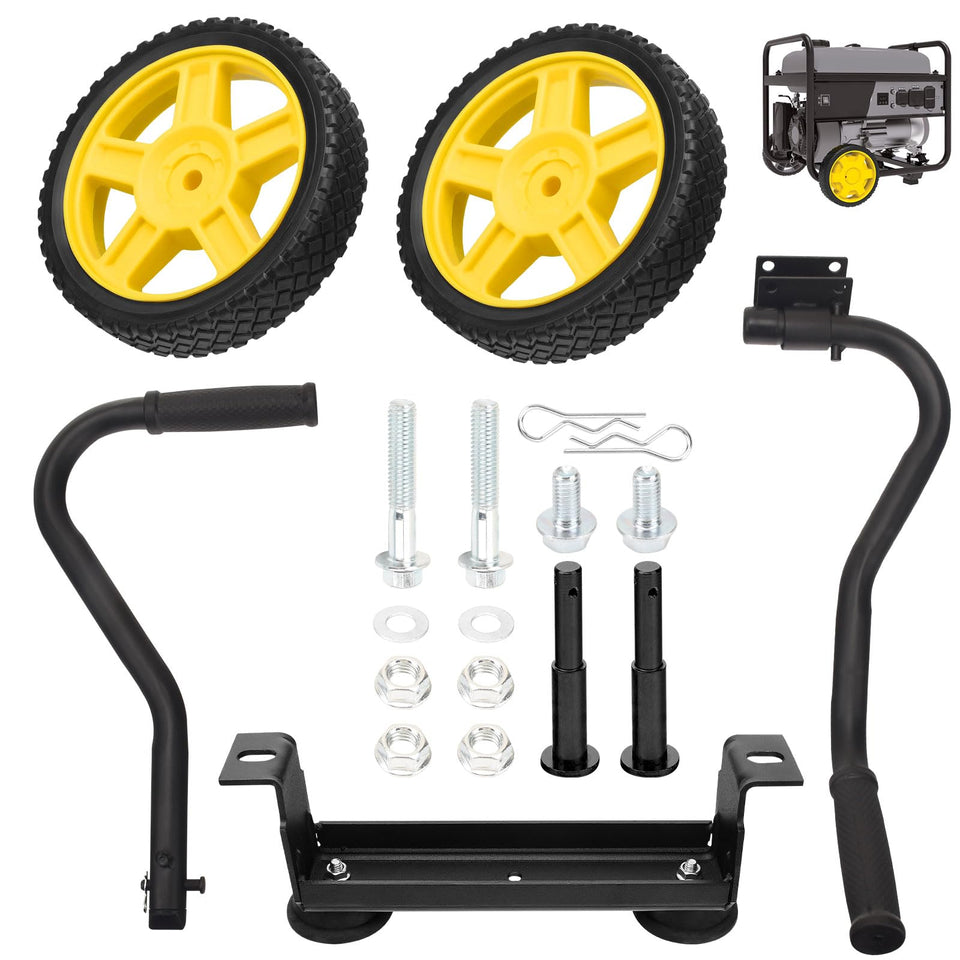 MWEDP 40065 wheel kit front view for easier generator transport