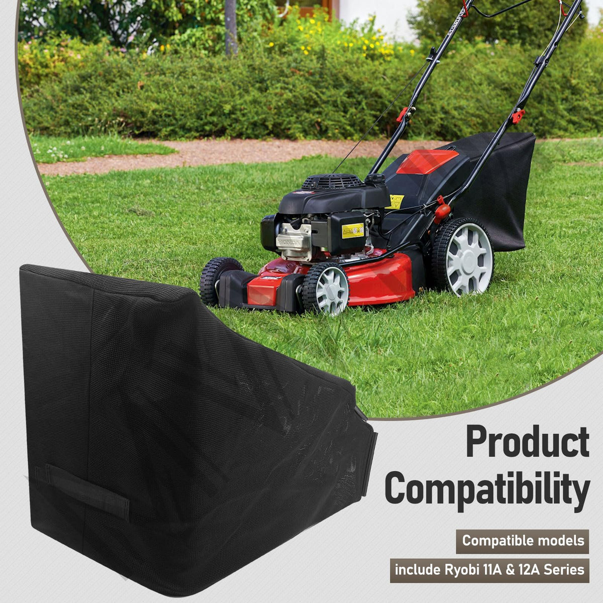 MWEDP 964-04007A full-bag capacity reduces frequent empties during mowing