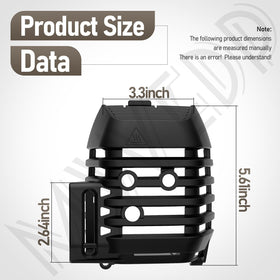 MWEDP A320001200 muffler cover easy-clean finish.