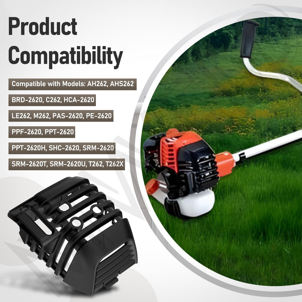 MWEDP A320001200 muffler cover hydrophobic surface for easy cleaning.