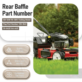MWEDP parts install easily on mower deck