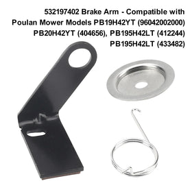 MWEDP brake arm kit for Poulan PB20H42YT — compact design fits decks
