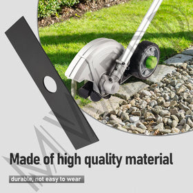 MWEDP edger blade is reversible for extended edge life.