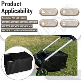 MWEDP Grass Bag Catcher bottom handle enables easy lifting.