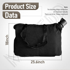 MWEDP leaf blower shoulder bag back view with adjustable strap for comfort