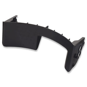 MWEDP rear baffle on Toro 22-inch Recycler back view showing debris control