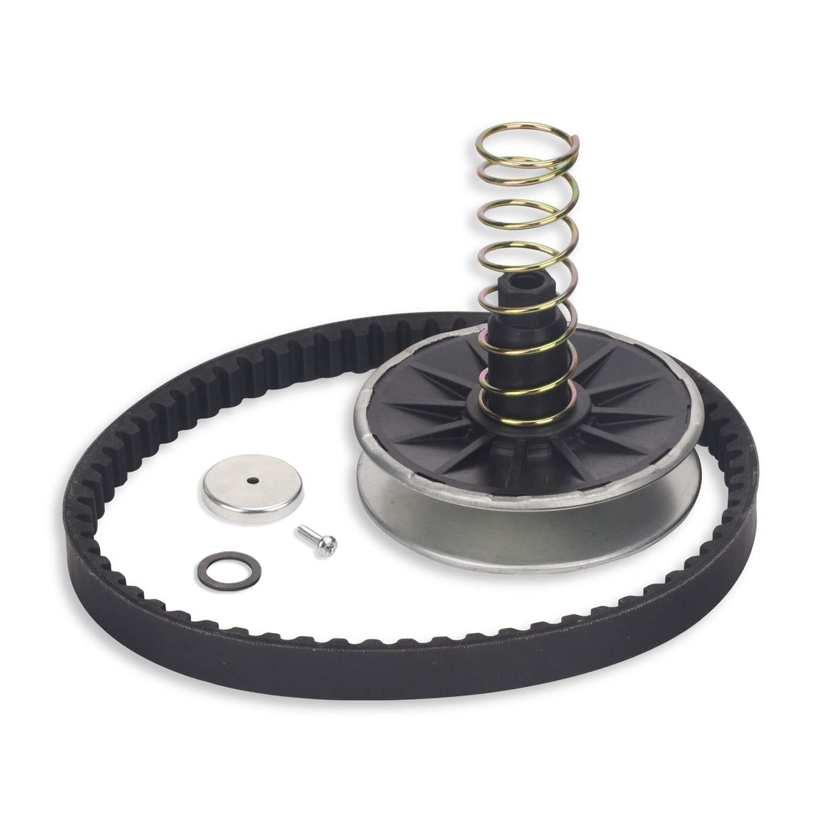 MWEDP GT79244 kit close-up on belt and pulley for smoother tractor transmission
