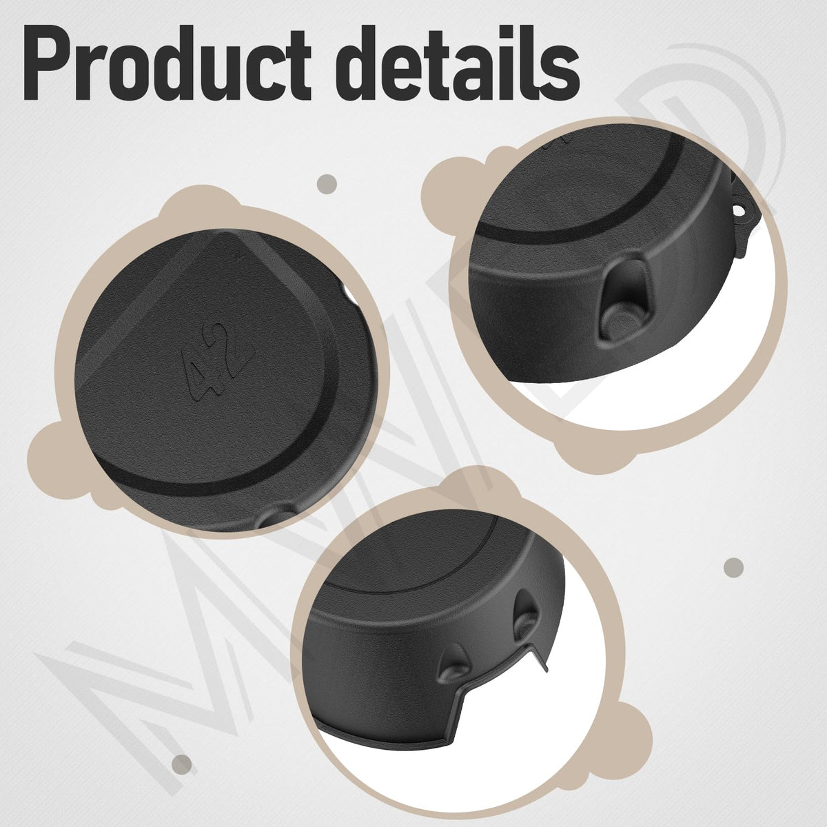 MWEDP shield assembly shown for easy install on Deere mowers