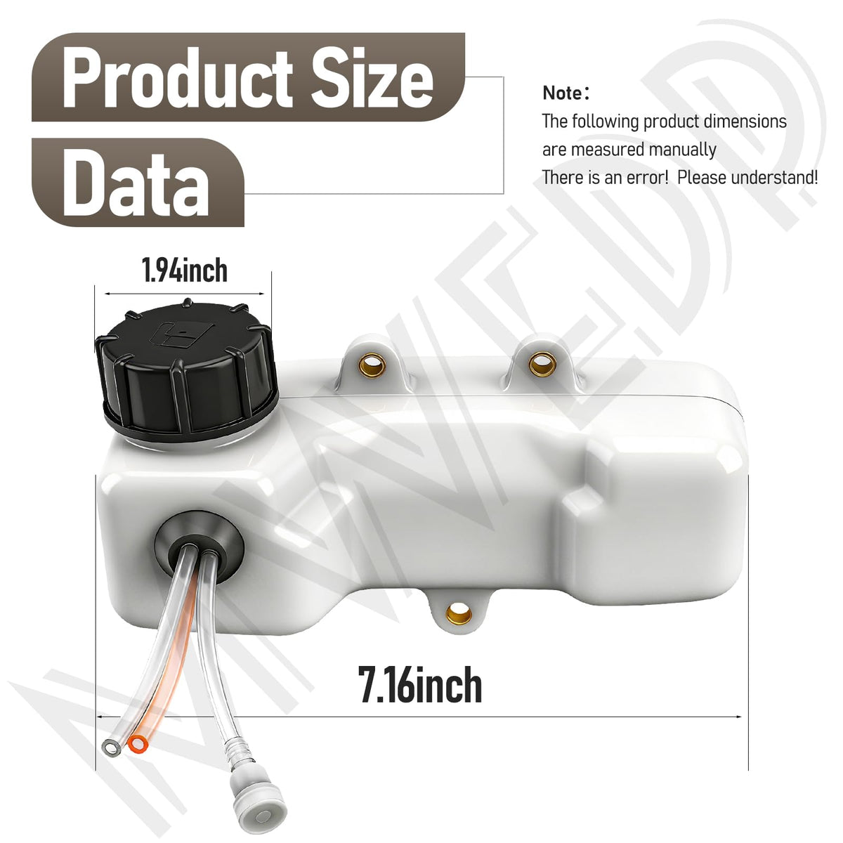 MWEDP three-hole grommet mount ensures secure, stable tank installation