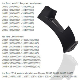 MWEDP baffle supports compatibility across multiple Toro models