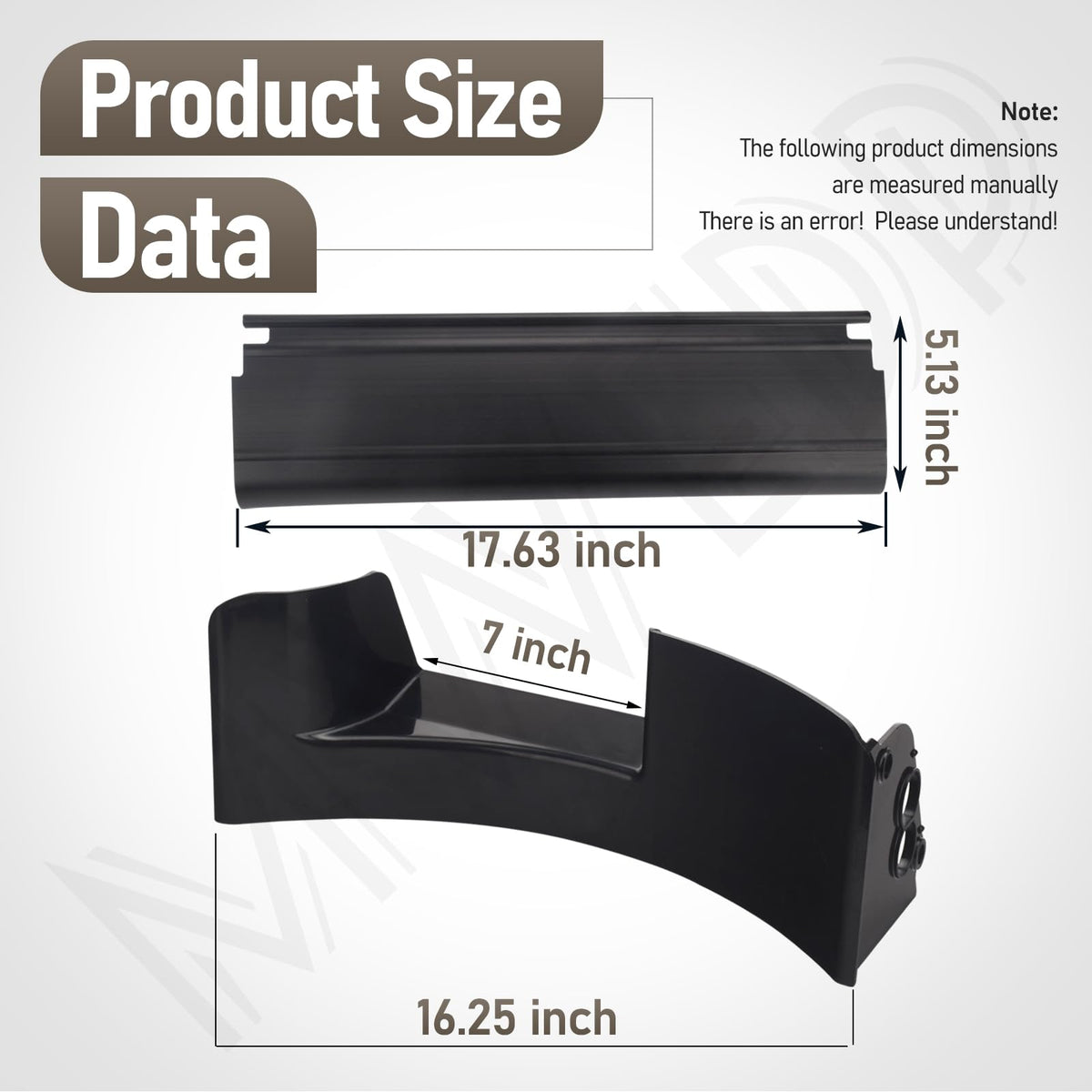 MWEDP trailing shield flap 115-8420 protects operators from debris spray