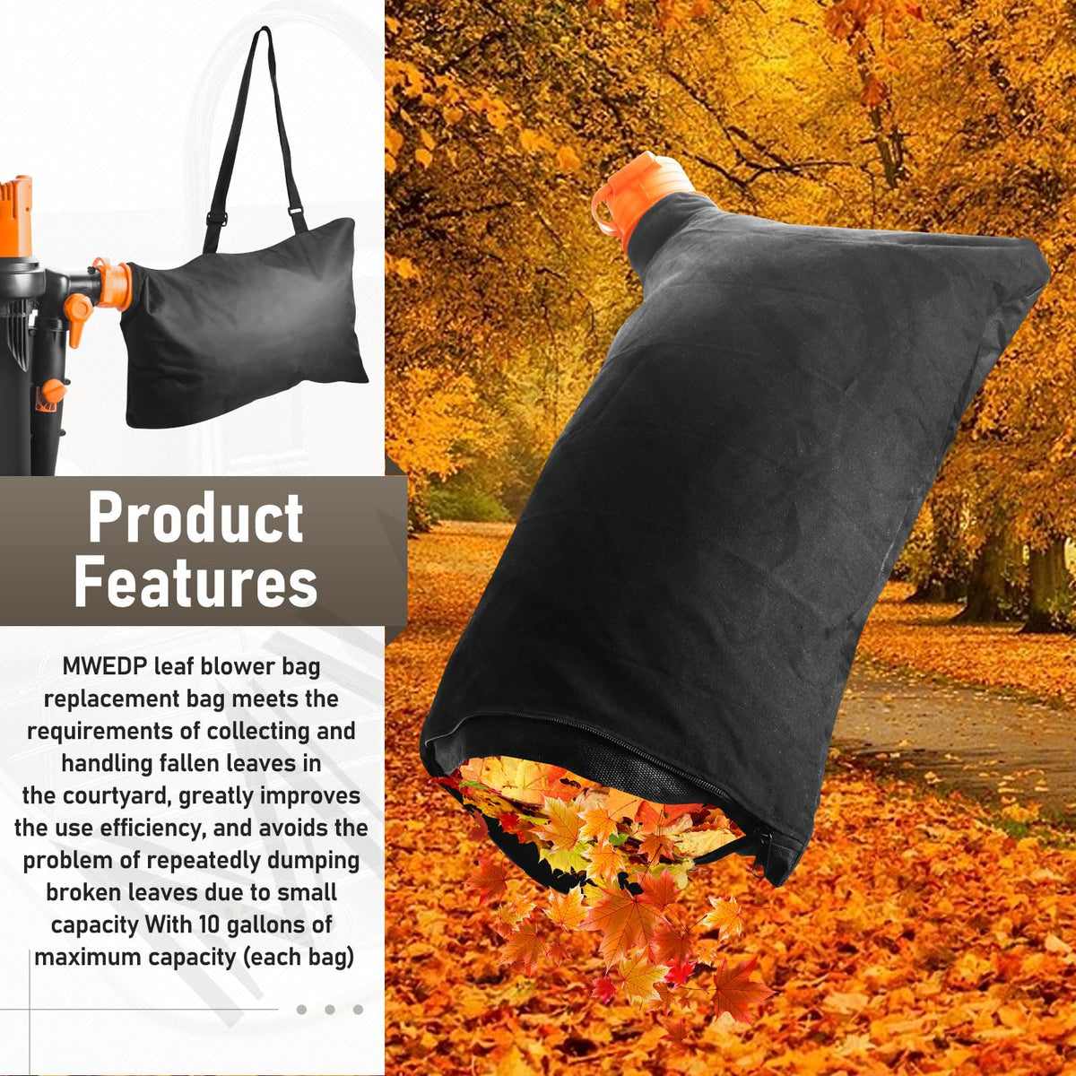 MWEDP Trivac bag breathable fabric promotes airflow and dust control.