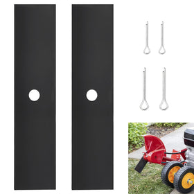 MWEDP universal 9x2 edger blade with half-inch center hole for quick blade changes.