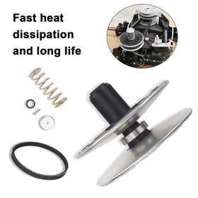 MWEDP variator spring included for consistent tension and performance