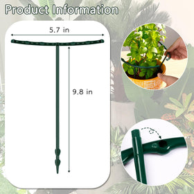 Mwellewm detachable and stackable stake system suited for small pots.