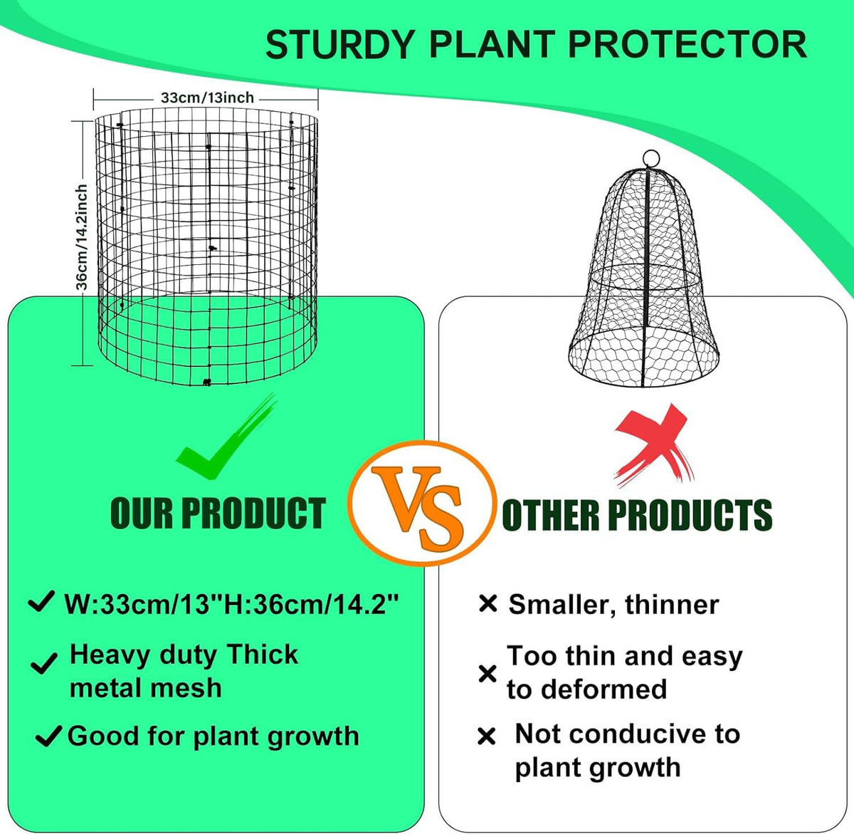 Durable vinyl-coated mesh resists weather while keeping pests away.