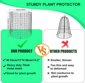 Durable vinyl-coated mesh resists weather while keeping pests away.