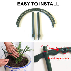 Mwellewm garden support stake helps guide vines to thrive in indoor or patio spaces