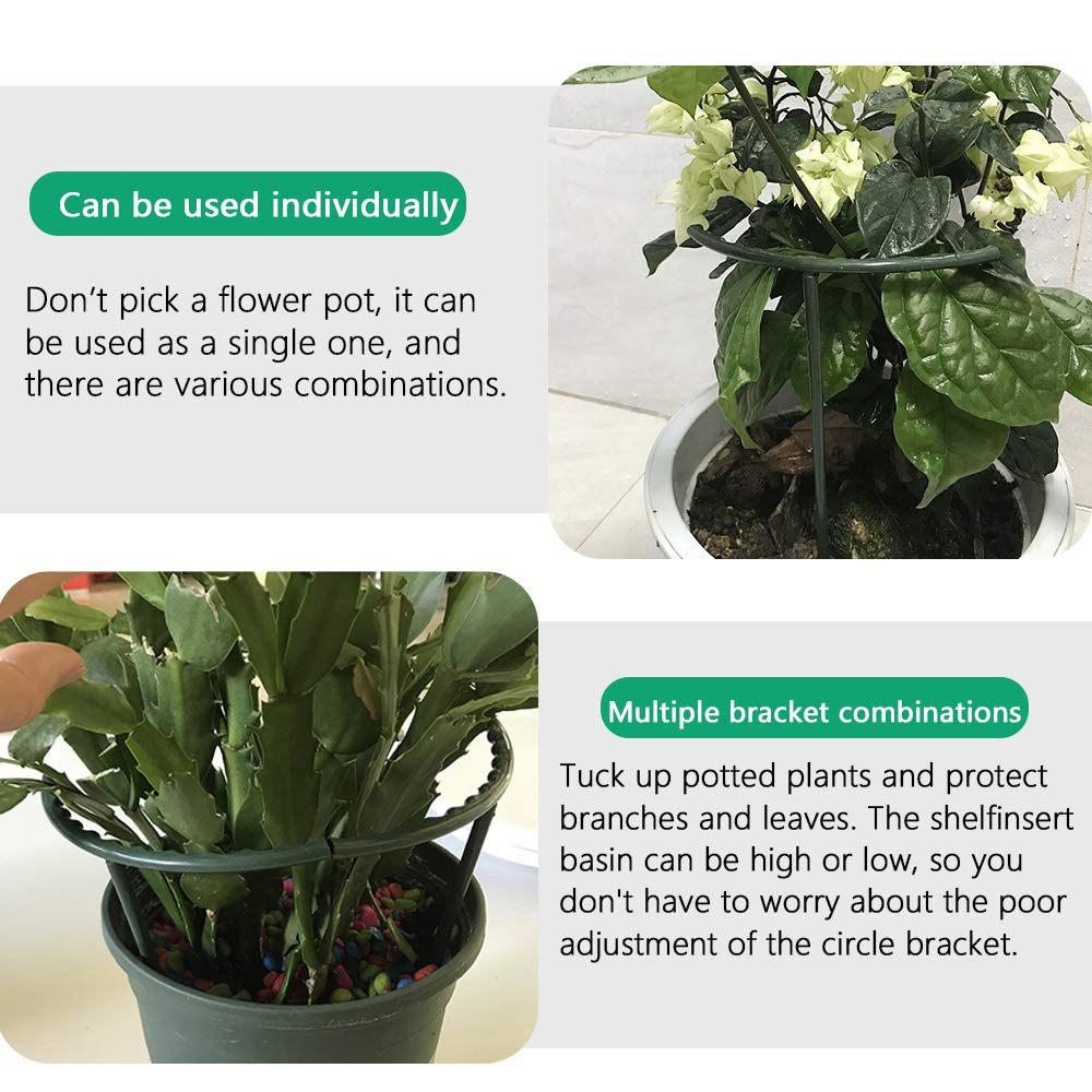 Mwellewm half-round connection enables versatile configurations for stronger plant support