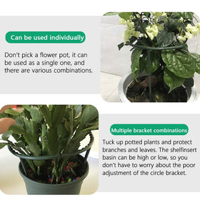 Mwellewm half-round connection enables versatile configurations for stronger plant support