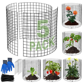 Mwellewm plant protector cage shields outdoor vegetables from wildlife.