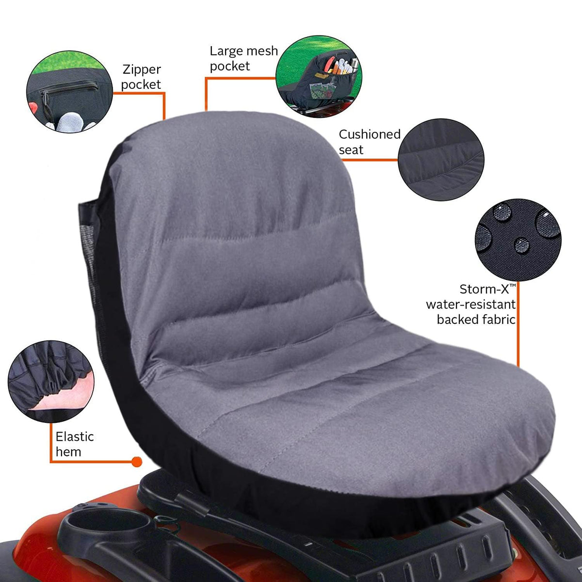 MWire waterproof seat cover resists daily wear for a cleaner look.