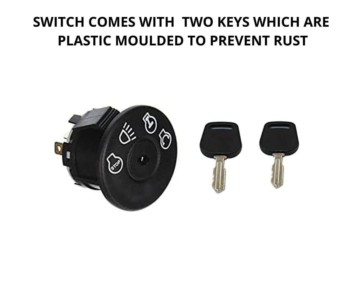 Close-up of MWire Virtionz ignition switch terminals for wiring