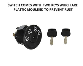 Close-up of MWire Virtionz ignition switch terminals for wiring