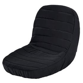MWire black seat cover for mower backrest 12-14in protects against wear.