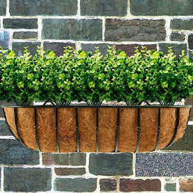 Mxespoir multi-use planter liner ideal for window boxes, hanging baskets, and pots