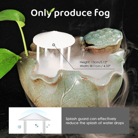 Mxmoonant Mist formation visible at 5-7 cm water depth in a fountain.
