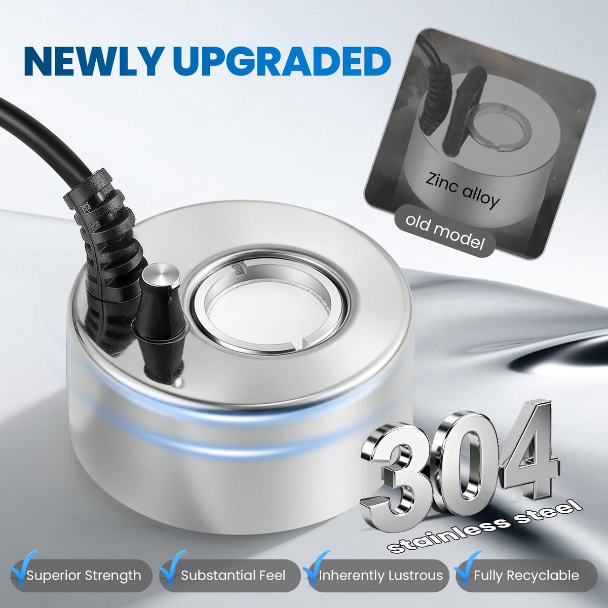 Mxmoonant Replaceable atomization discs pack extends misting life.