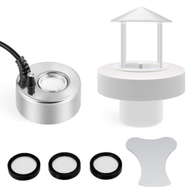Mxmoonant Ultrasonic Mist Maker front view, compact and ideal for fountains and ponds.