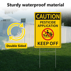 MXRVEN corrugated plastic construction delivers durable yard signage.