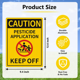 MXRVEN yard sign double-sided ensures visibility from every direction.