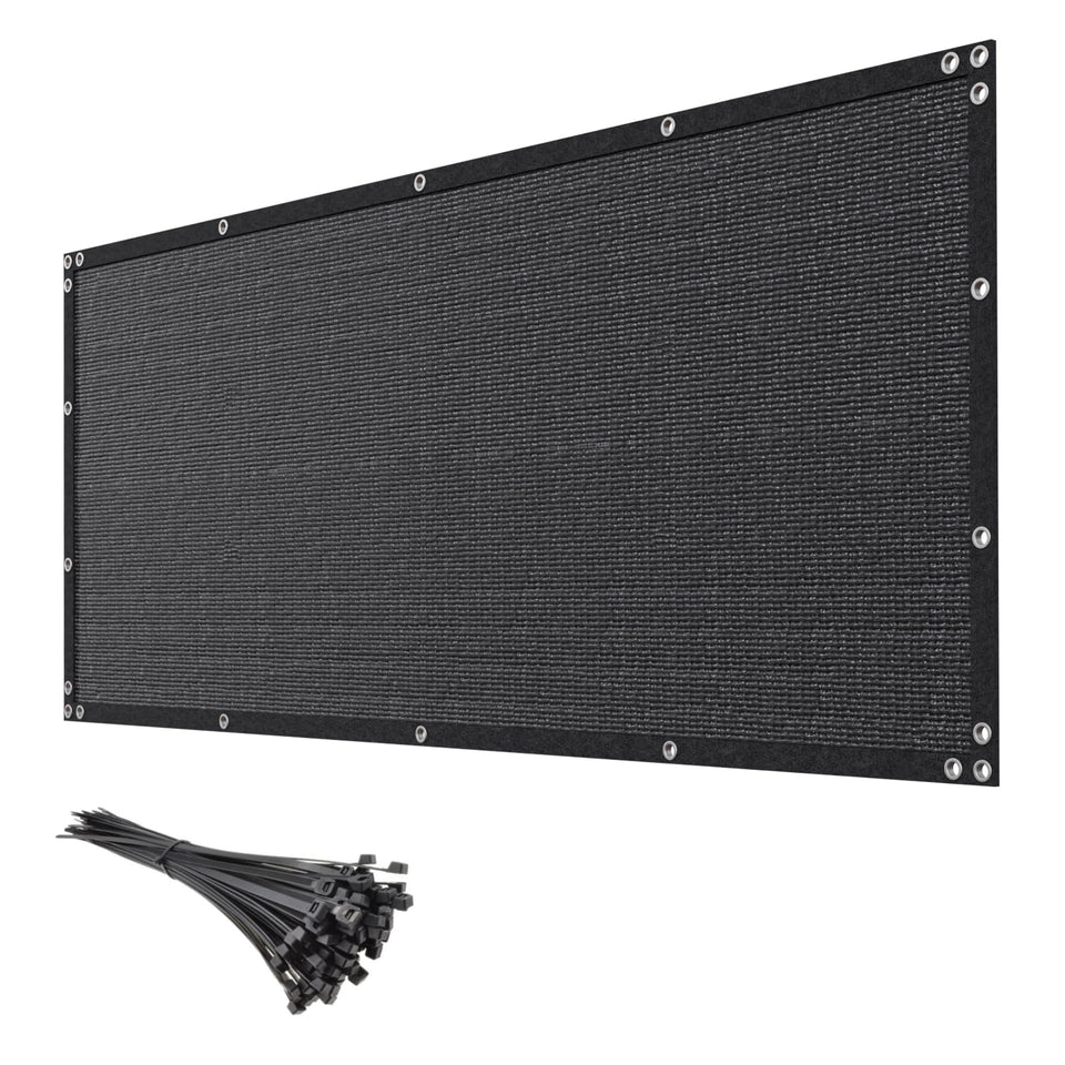 mychoiii privacy screen unrolled for easy fence setup